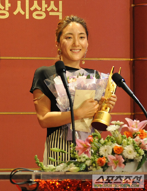 여우신인상을 수상한 최성희(바다)