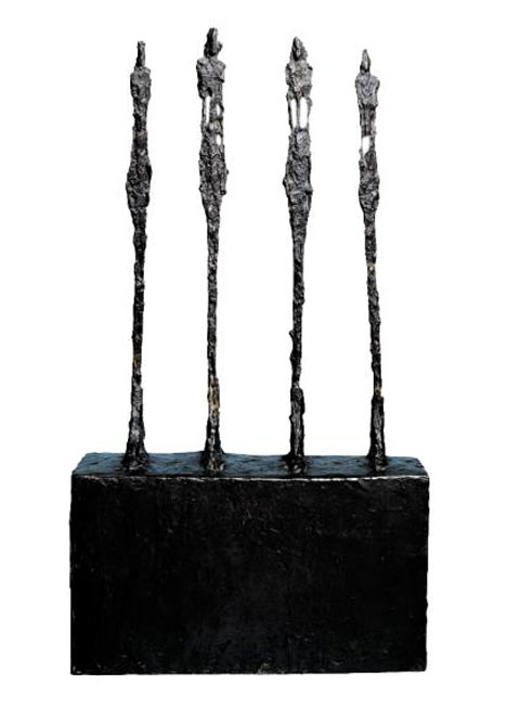알베르토 자코메티의 조각 〈받침대 위의 네 여자〉. /ⓒAlberto Giacometti/ADAGP, Paris-SACK, Seoul, 2010