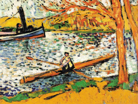 모리스 드 블라맹크의〈샤투의 보트놀이〉. /ⓒ Maurice de Vlaminck/ADAGP, Paris - SACK, Seoul 2010