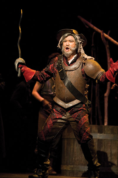 뮤지컬 '맨 오브 라만차'의 한 장면