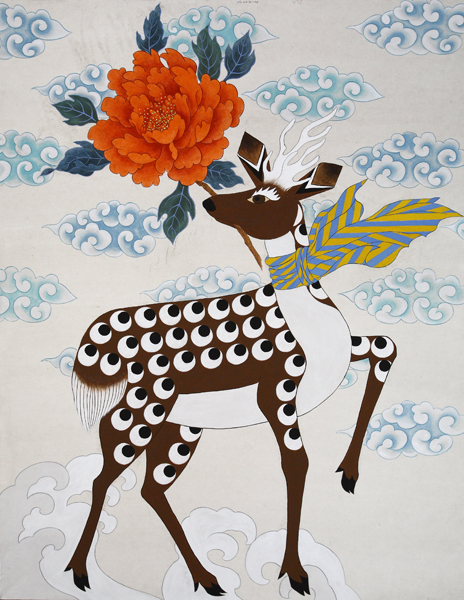 Propose, 70X90 cm / Ink on Korean paper, 2015/ 이소영 作