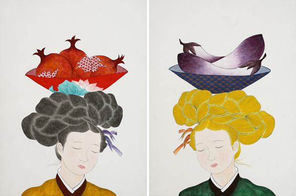 Propose, 45X60 cm / Ink on Korean paper, 2015/ 이소영 作