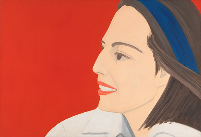 < Red Smile > 200x292cm Oil on Canvas 1963 /Collection of Whitney Museum of American Art, New York ⓒAlex Katz/Licensed by VAGA at Artists Rights Society(ARS), New York, NY