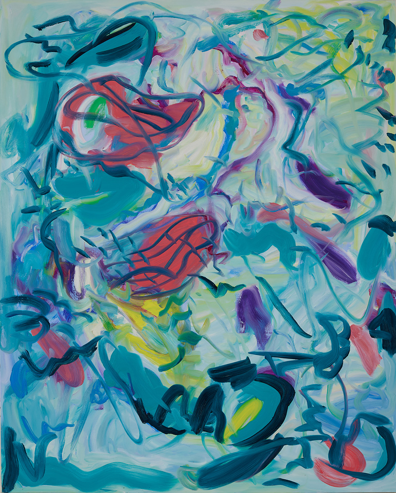 Air Swimming, 2023, Oil on canvas, 160x130cm