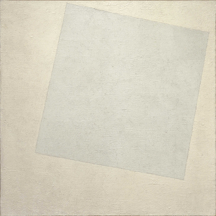 카시미르 말레비치(Kazimir Malevich)의 ‘백색 모노크롬’(“Suprematist Composition: White on White”)(1918)