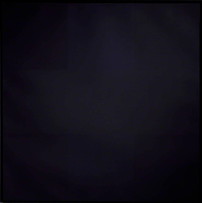 Ad Reinhardt, Abstract Painting No. 5, 1962, oil on canvas, 152.4x152.4cm. /TATE