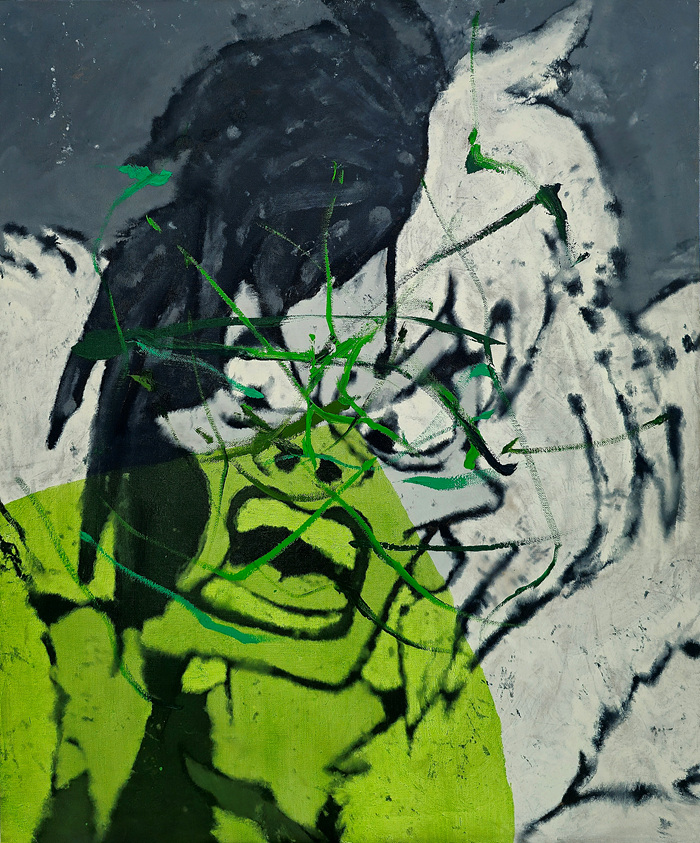 Dissolve_Cruella, 2024, Oil on canvas, 72.7×60.6cm