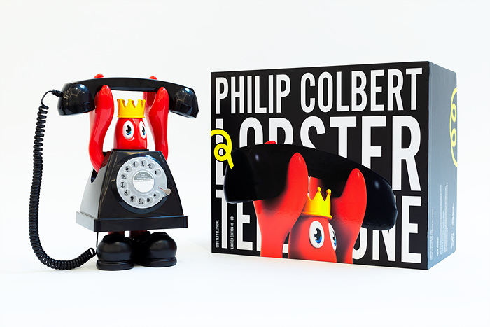 Lobster Telephone (Red), 2024, Vinyl and ABS. /아트조선