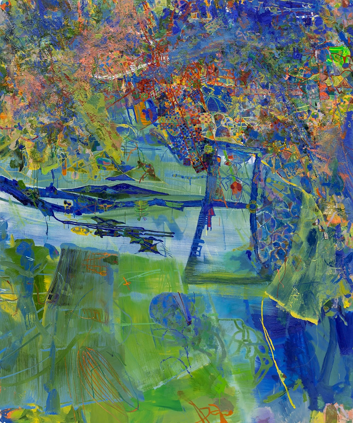 blue, 2025, oil on canvas, 204x170cm. /BB&M