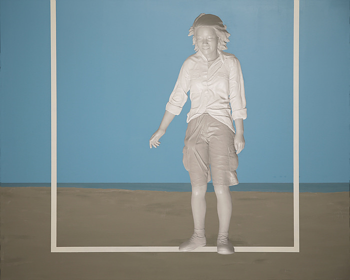 standing in wind 040984, 2024, mixed media, 150x120x12cm. /작가 제공