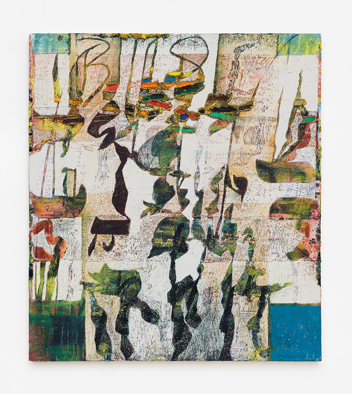 Edmond Brooks-Beckman, Between Seams, 2024, oil on canvas, 135x120cm. /두아르트 스퀘이라