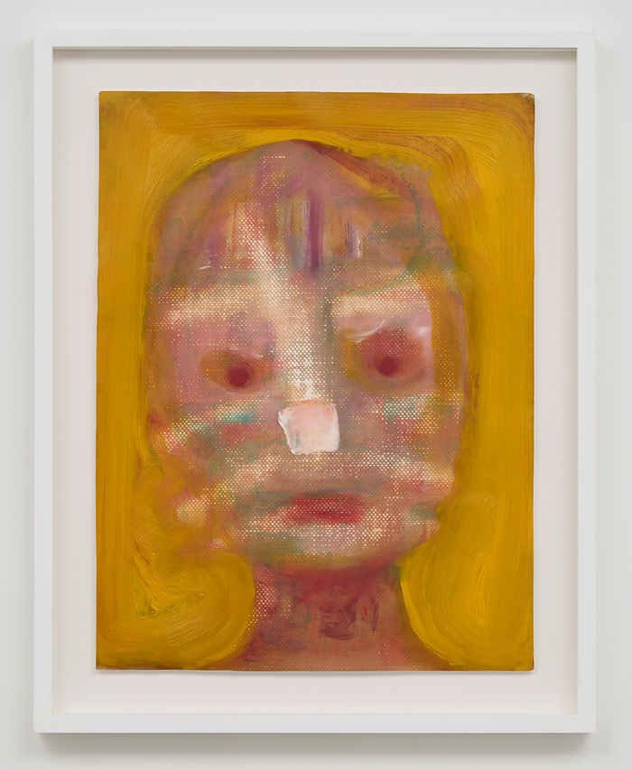 Toshiyuki Konish, Untitled, 2024, oil on paper, 40×30cm. /두아르트 스퀘이라