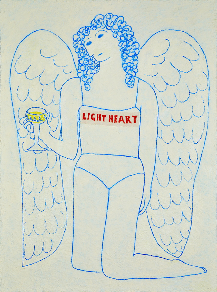 가벼운 마음, 2025, Discarded Paper and Mixed Media on Canvas, 97.0×130.3cm. /알부스 갤러리